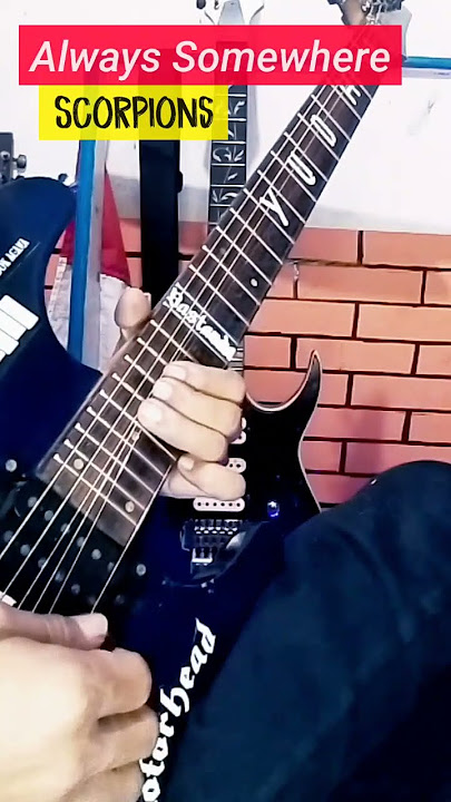Scorpions - Always Somewhere || Guitar Solo | Cover Yudhi Guitarist #shorts
