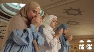 Islamic Background Video - Muslimah Berdoa - praying Moslem