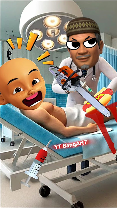 Upin wants to be circumcised #upinipin #funny #cartoon