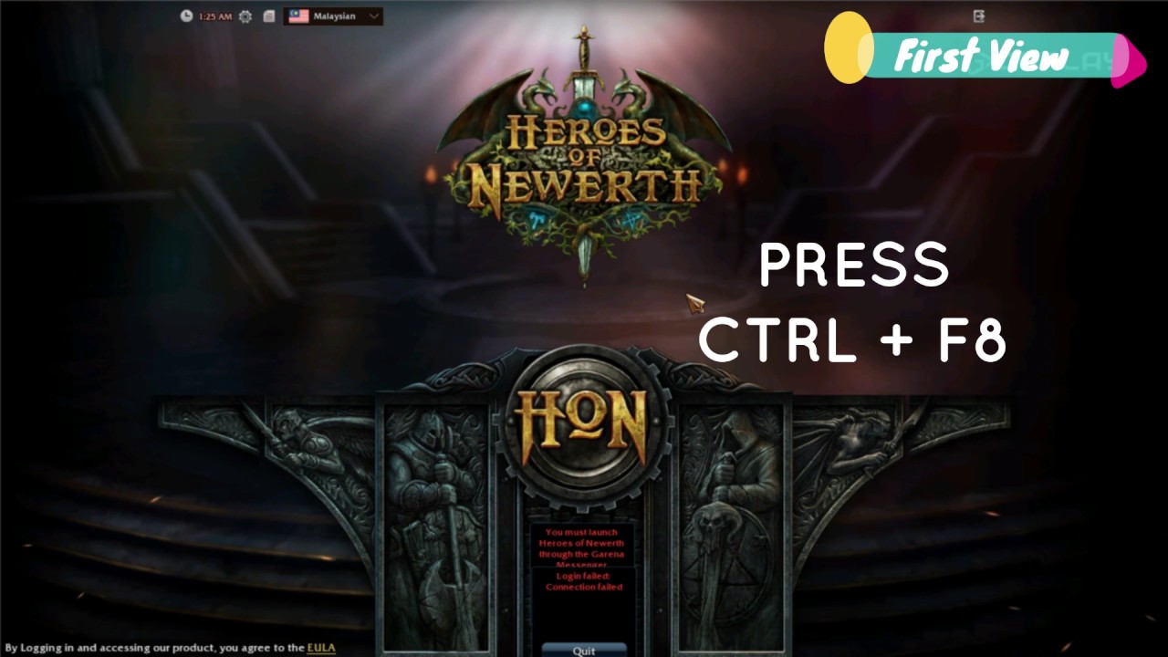 hon อัพเดทไม่ได้  New 2022  Login failed: connection failed Heroes Of Newerth ( HON)