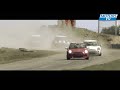 Second gros crash British Rallycross Rd2 Knockhill 2012