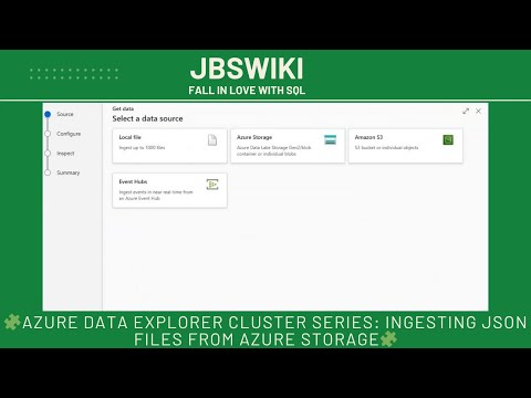 🧩Azure Data Explorer Cluster Series: Ingesting JSON Files from Azure Storage🧩