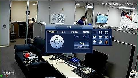 Old SystemUI PTZ Preset Setup