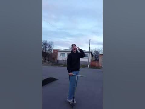 Хил на трюковом самокате
