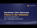 WordPress - Youtube Shorts einbinden