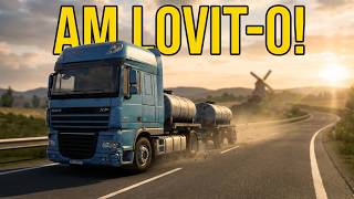 4K EURO TRACK SIMULATOR  DAF XF Cursă de 70 min cu peripeții! Am atins tirul, dar apa a ajuns cu bin