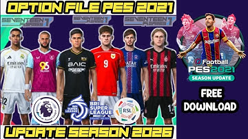Option File PES 2021 PS4/PS5/PC Original