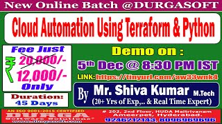 Cloud Automation Online Training @ DURGASOFT