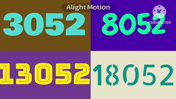 QUAD VISION Counting Numbers 1 to 20000 in Multicolor 🌈 Fonts! HD