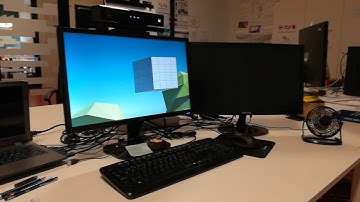 Example of the KAVE working on a screen