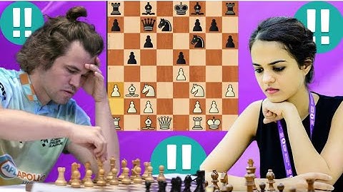 First class Magnus Carlsen vs Tania Sachdev 97
