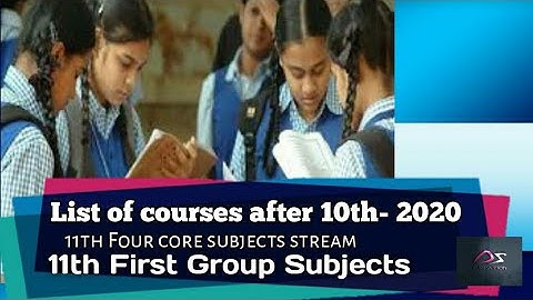 || 11th 4 core subjects stream ||  1st group subjects & degrees ||