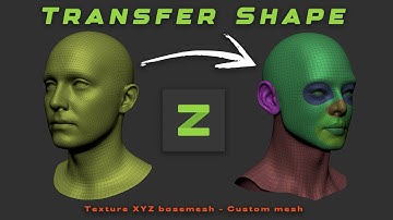 Wrapping TextureXYZ Basemesh Using Zwrap
