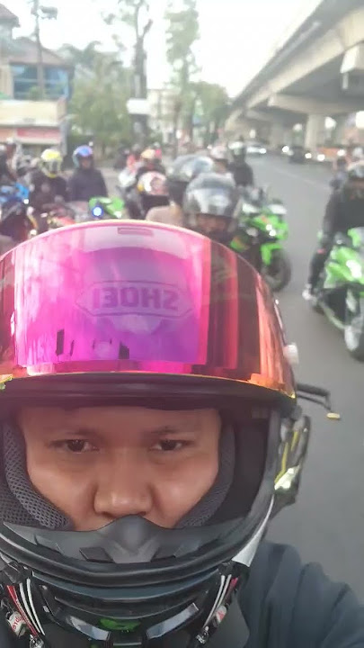 Roadshow gabungan member kawasaki makassar #kawasaki #makassar #ninja #zx25rr
