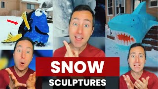 Amazing Snow Sculptures | Taylor Nikolai Compilation