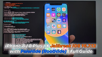 iPhone 8 / 8 Plus / X Jailbreak iOS 16.7.12 with PaleHide (RootHide) | Full Guide