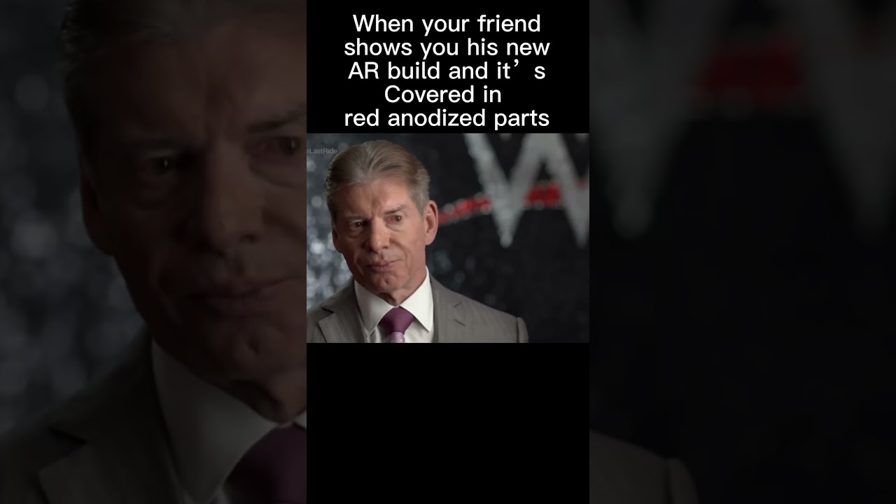 Friends dont let friends buy red anodized parts 