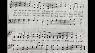 Video voorbeeld van "Hymn 509: All Who Hunger, Gather Gladly"