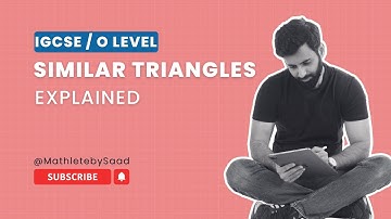 IGCSE & O Level Math - Similar Triangles