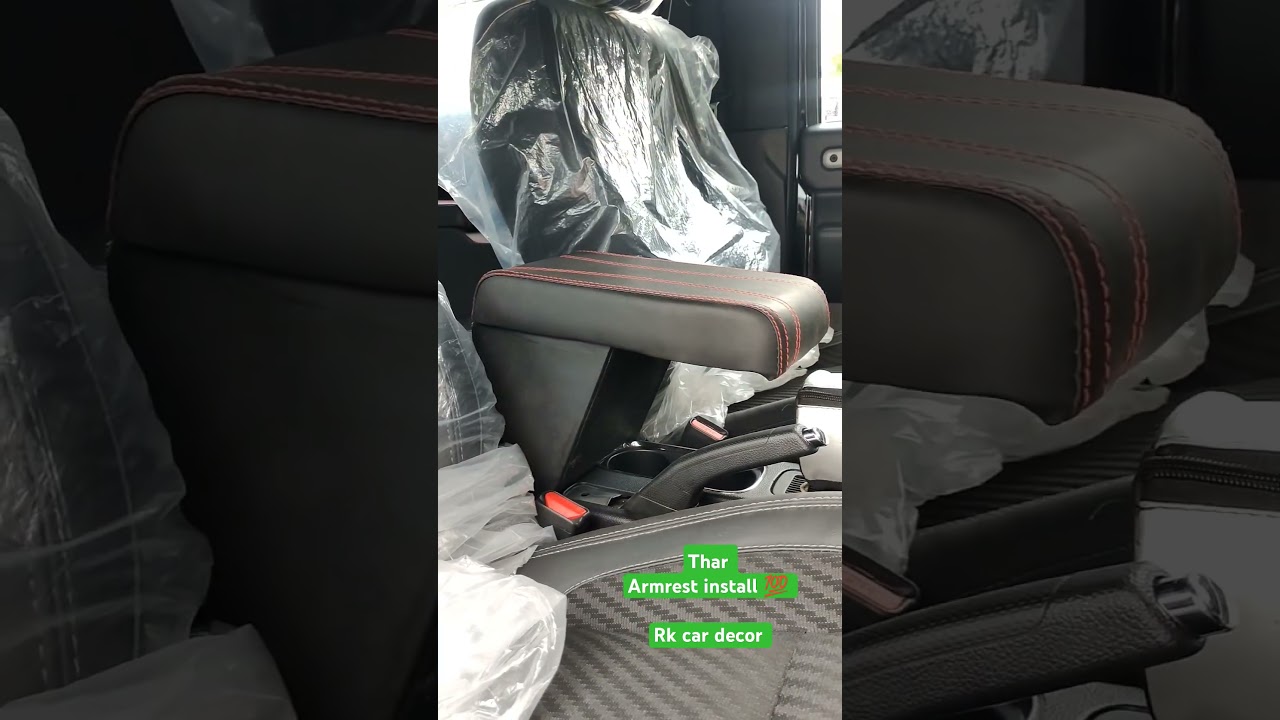 thar me armrest install 💯rk car decor bandikui 