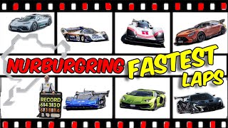 Top 10 FASTEST Cars Around The Nürburgring. Record-Breaking Lap Times 🏎️💨