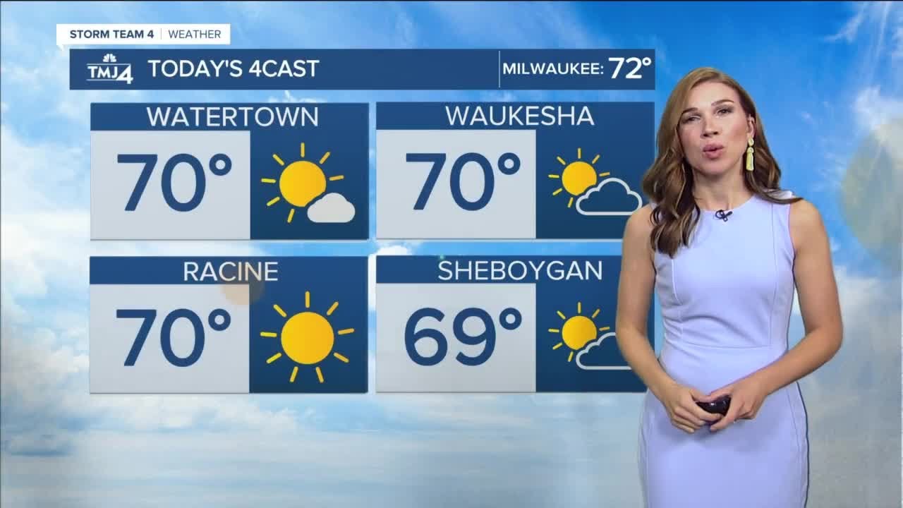 Sunshine and highs in the 70s on Tuesday - YouTube