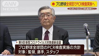 プロ野球開幕前に全球団でPCR検査実施へ(20/06/08)