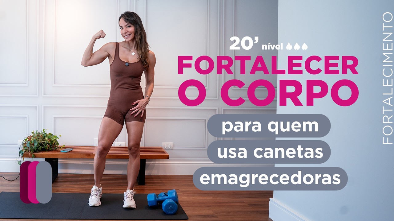 Treino fácil pra quem usa mounjaro e outras canetas emagrecedoras - em casa - Carol Borba 