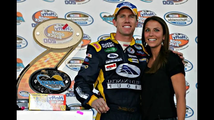Carl Edwards and his wife Katherine Downey