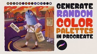 🎨 How to Generate Randomized Color Palettes in Procreate 🖌