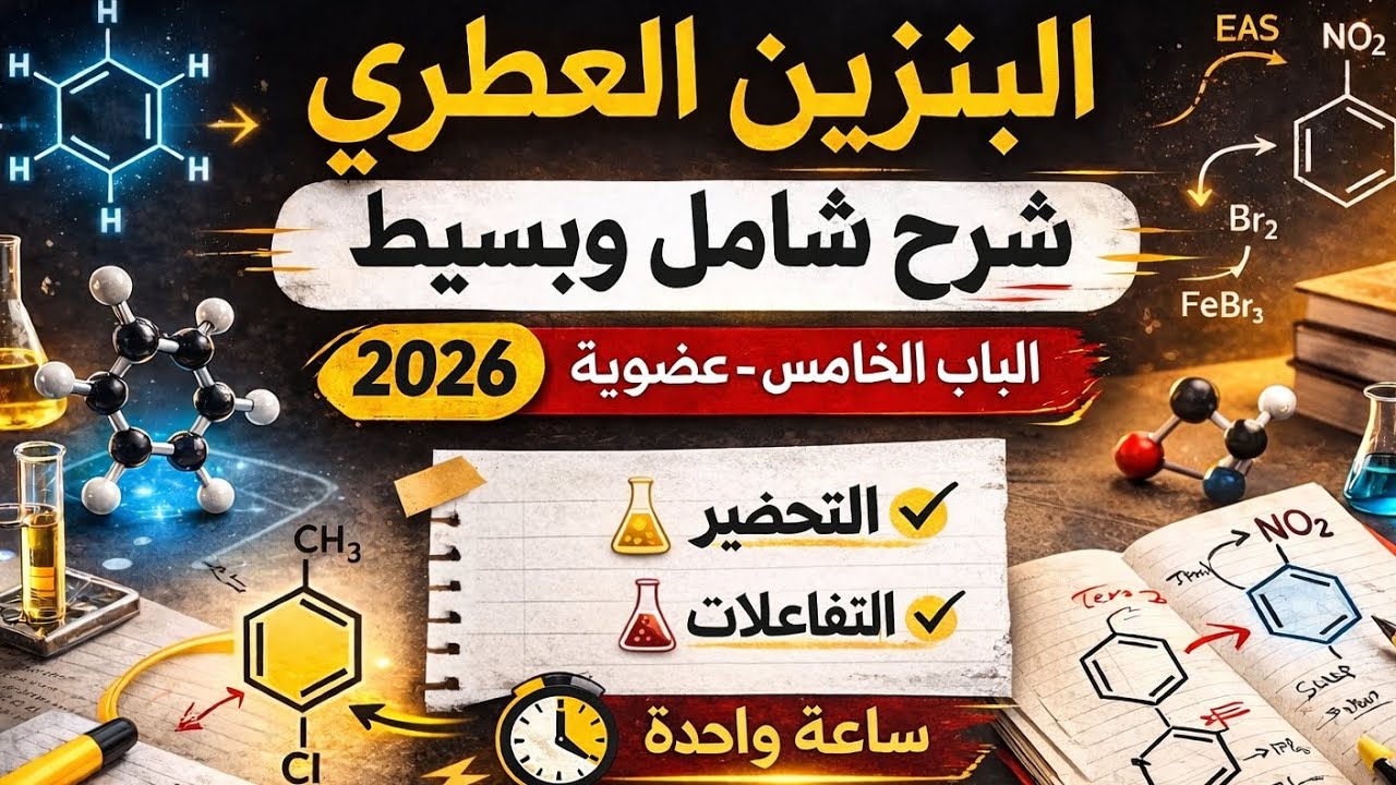 البنزين العطري شرح شامل وبسيط | كيمياء_عضوية | 2026