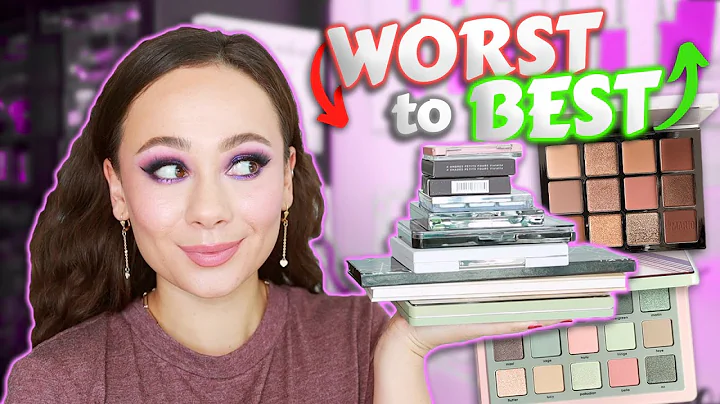 RANKING 10 NEW EYESHADOW PALETTES FROM WORST TO BE...