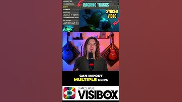 VIDEO SYNC Backing Tracks with VISUALS using Visibox