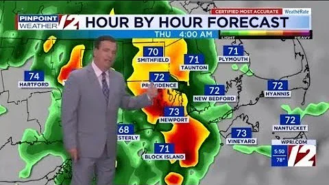 Pinpoint Weather 12 Forecast 7/9/25 Rain/Thunder Thursday