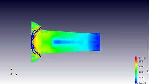Taylor Impact simulation with SPH