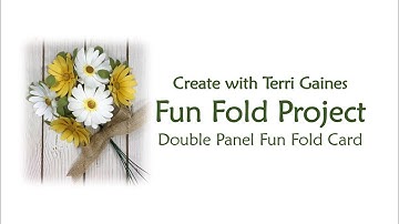 Double Panel Fun Fold Technique Card