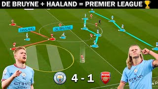 Manchester City Vs Arsenal Analysis Highlights De Bruyne And Haaland Made The Difference