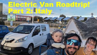 Part 2: ELECTRIC CAMPERVAN winter road trip! | UK to Greece via Italy