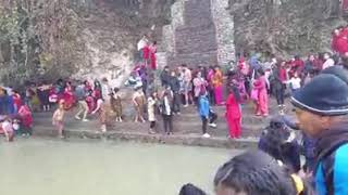 Hindu Aunty Bath At Sali Nadi