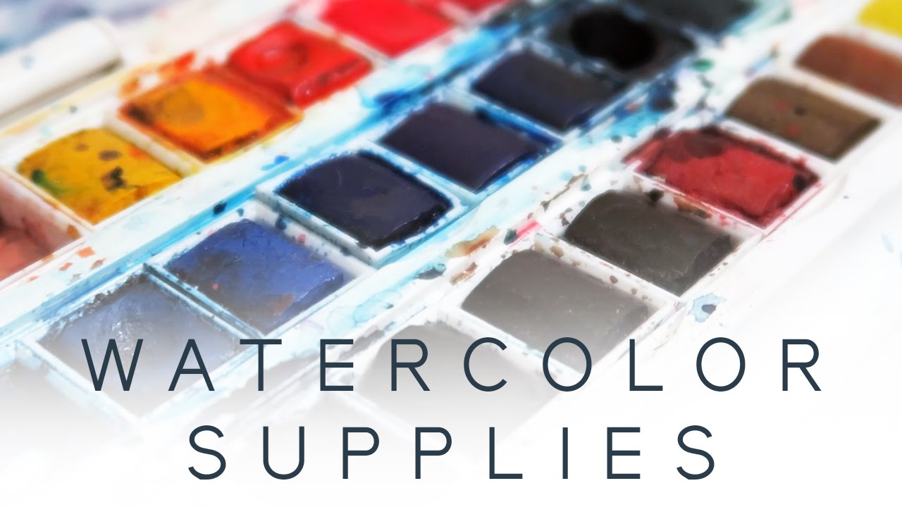 2016 Watercolor Art Supplies 