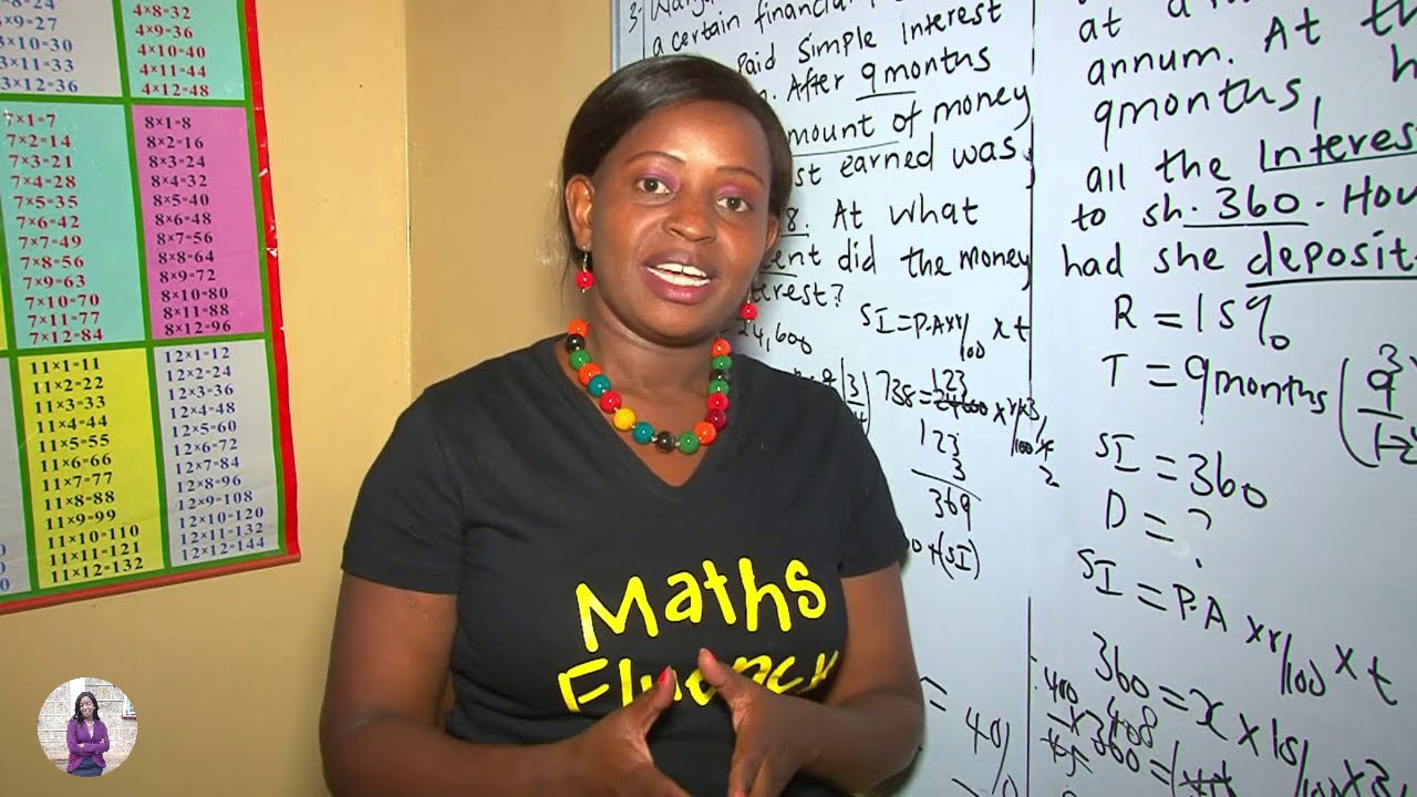 Simple Interest Part 2 for Grade 7 & 8 - Mwalimu Miriam - YouTube