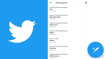 Cara melihat trending topik di Twitter