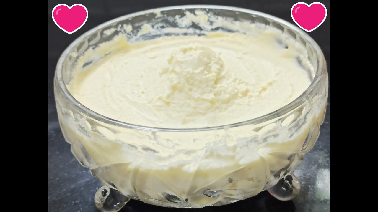 Fresh Cream How to make Fresh Cream at Home HD Video Home Made