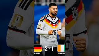 # L'ALLEMAGNE S'IMPOSE 2:1 FACE À LA CÔTE D'IVOIRE