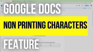 Details How To See Non Printing Characters In Google Docs News