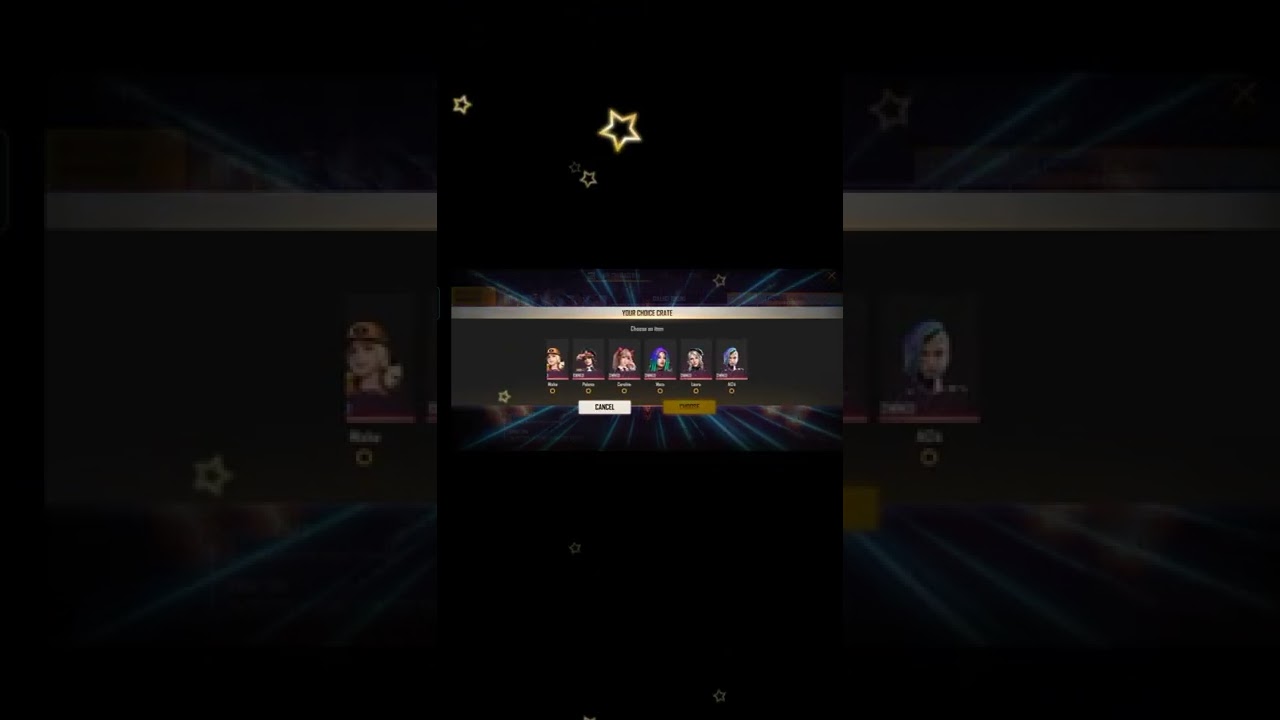 CHARACTER CHOCE CRATE 🔥 OPENING FREE FIRE 🔥 CHARACTER BOX | LIKE TOKEN EXCHANGE BOX Free Fire