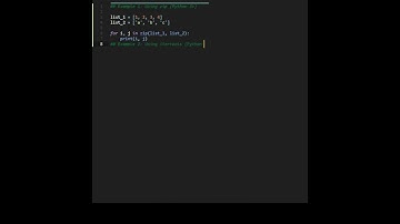 Iterate Through Two Lists in Parallel in Python | Python Examples | Python Coding Tutorial