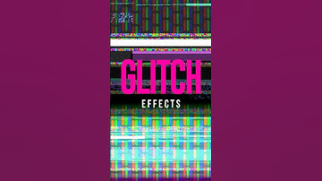 30 Glitch Effect Backgrounds and Overlays for Edits