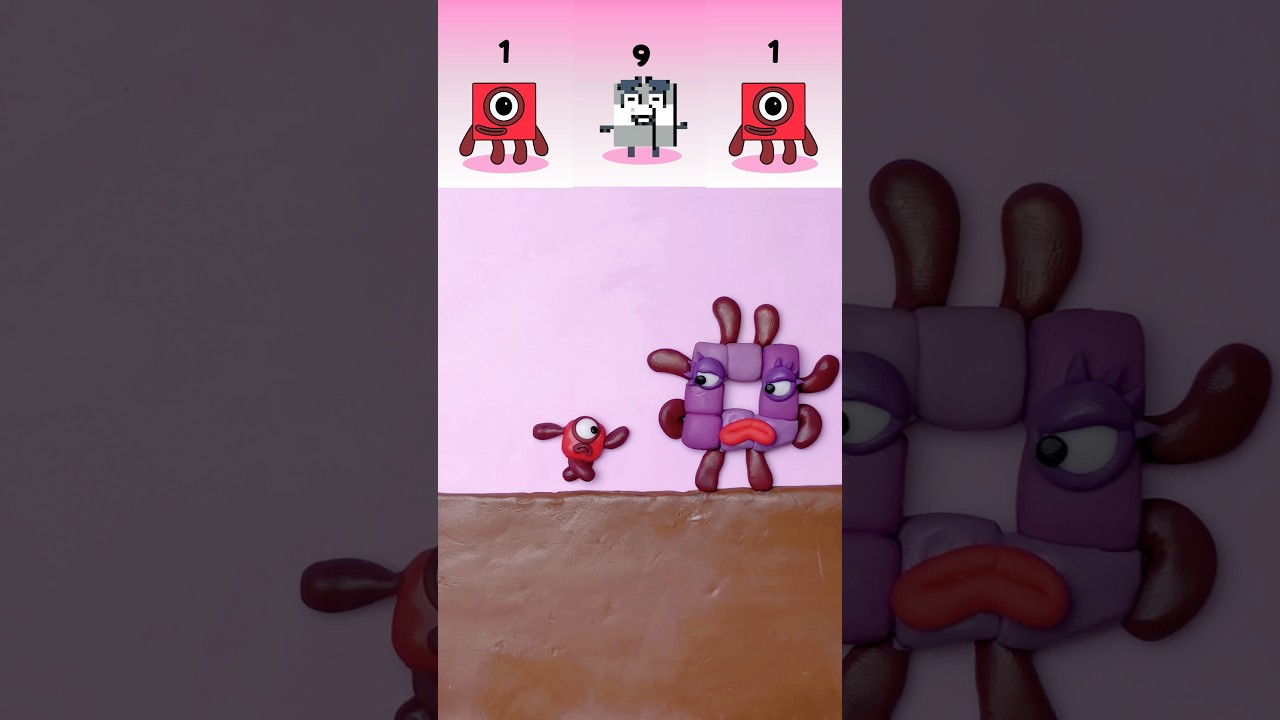 Sprunki NumberBlocks 9, 1 - Funny Moments Episode #numberblocks #sprunki