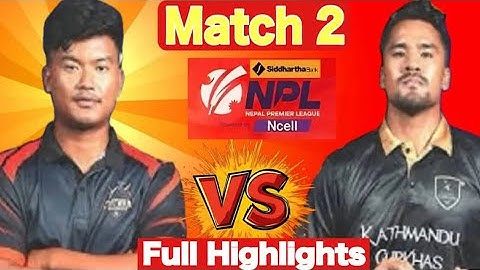 Kathmandu Gurkhas vs chitwan Rhino full highlights #npl #cricket